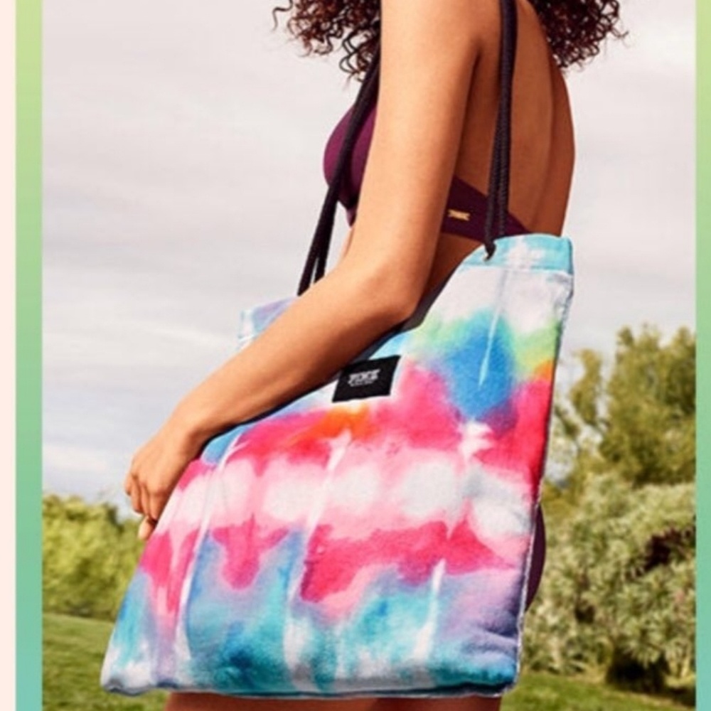 Pink Towel Tote NWT